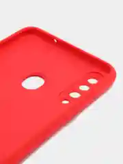 Красный чехол силиконовый для Samsung Galaxy A20s, Самсунг Галакси А20с, Silicone Cover