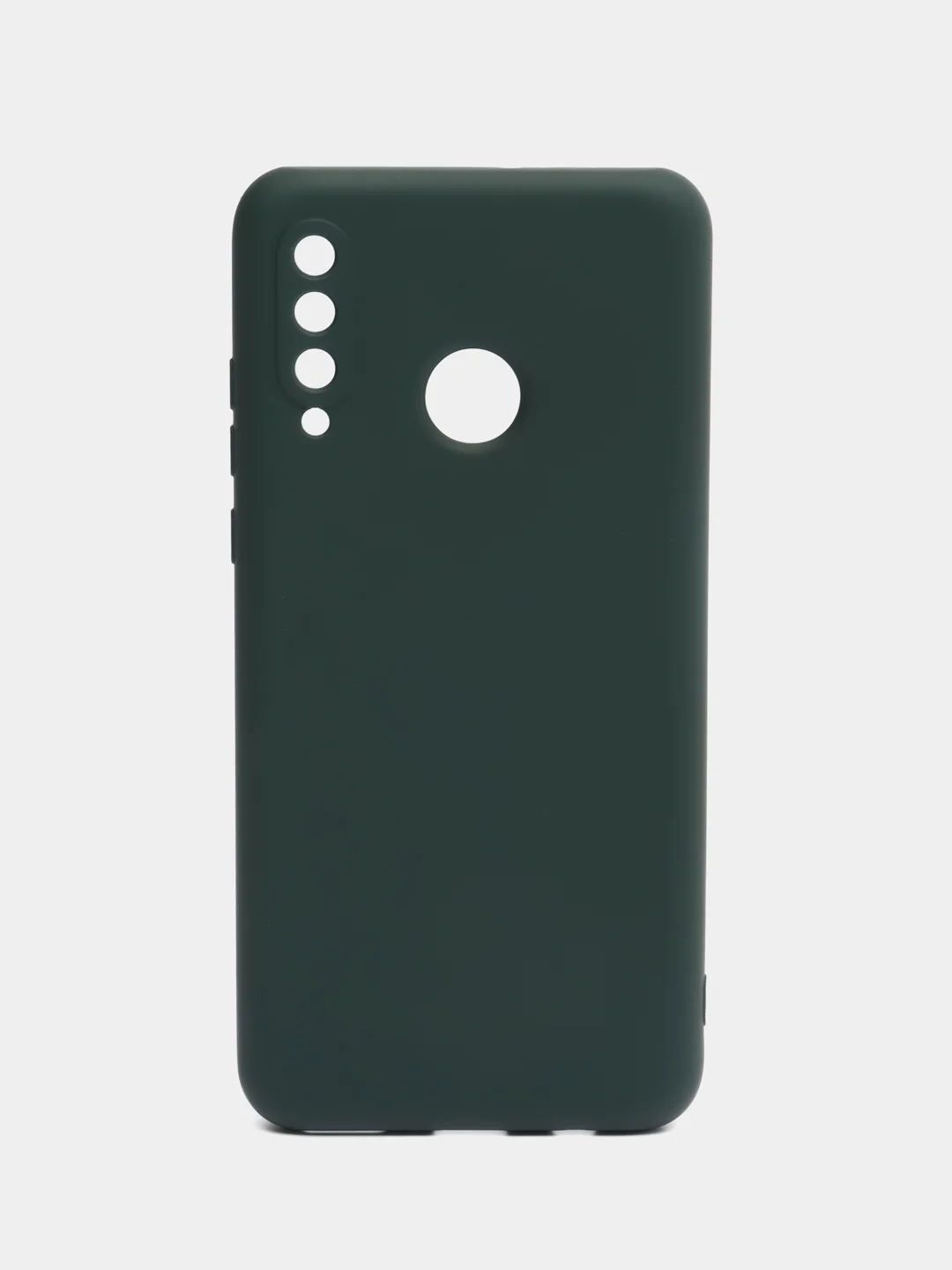 Тёмно-зелёный чехол Huawei P30 Lite / Honor 20 Lite / Honor 20s, Хонор 20с, Хонор 20 Лайт, силиконовый