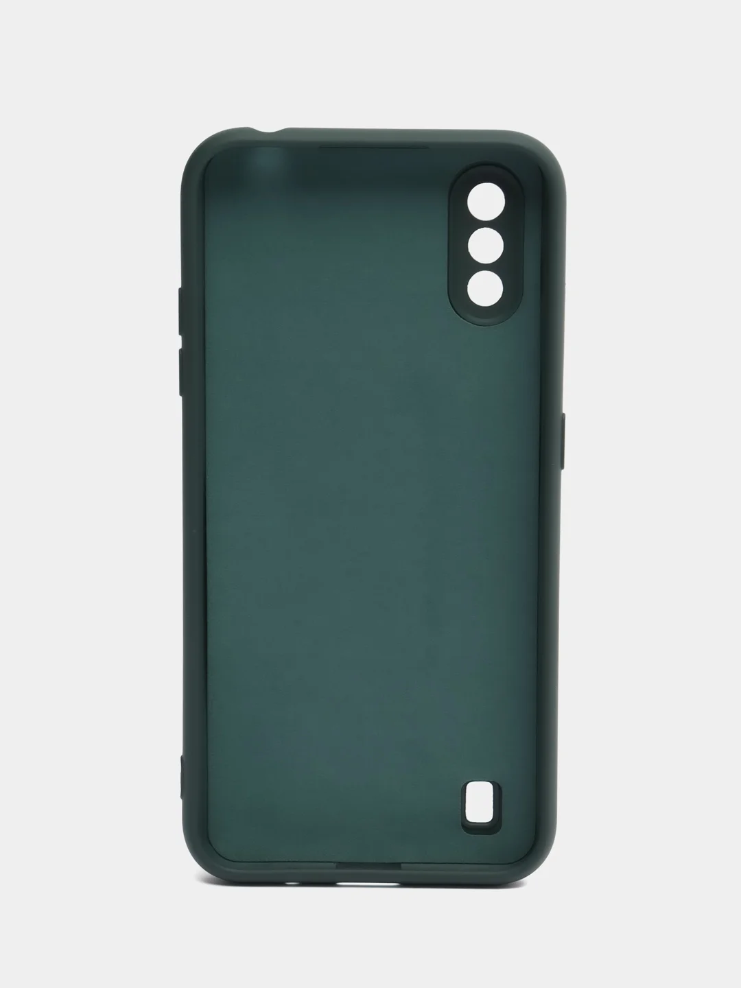 Тёмно-зелёный чехол Samsung Galaxy A01 / M01, Самсунг Галакси А01 / М01 силиконовый