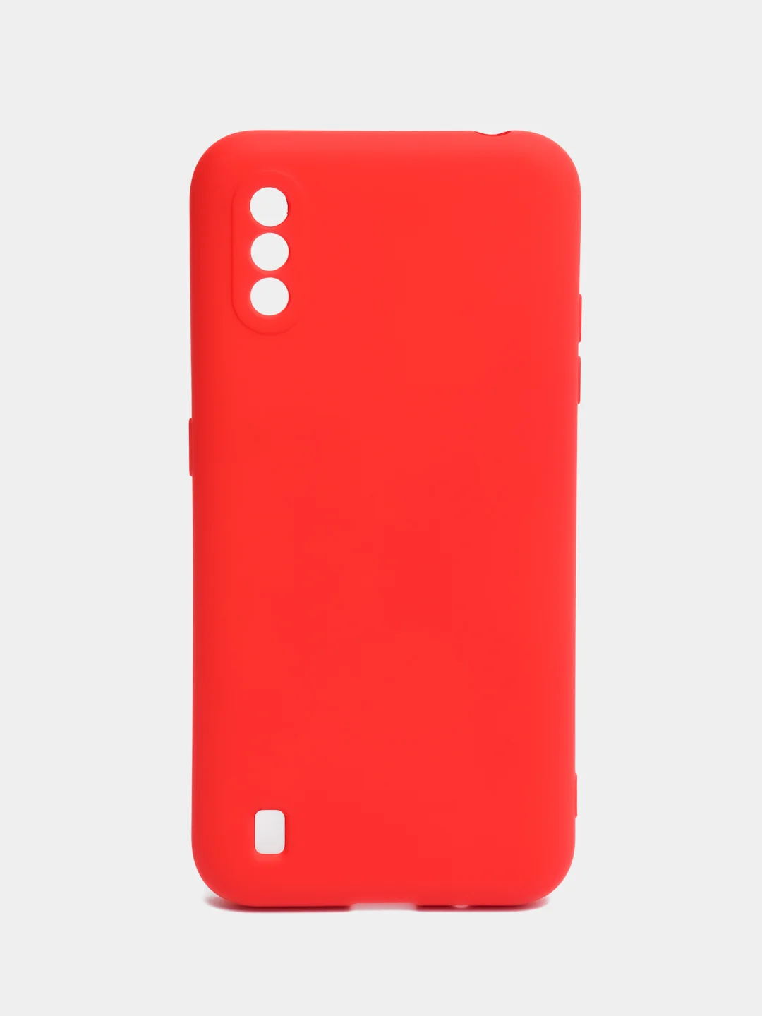 Алый чехол Samsung Galaxy A01 / M01, Самсунг Галакси А01 / М01 силиконовый