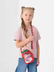 Красный сумка детская с блёстками