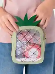 Зеленый сумка детская с блёстками