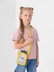 Желтый сумка детская с блёстками