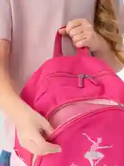 Розовый рюкзак для девочки