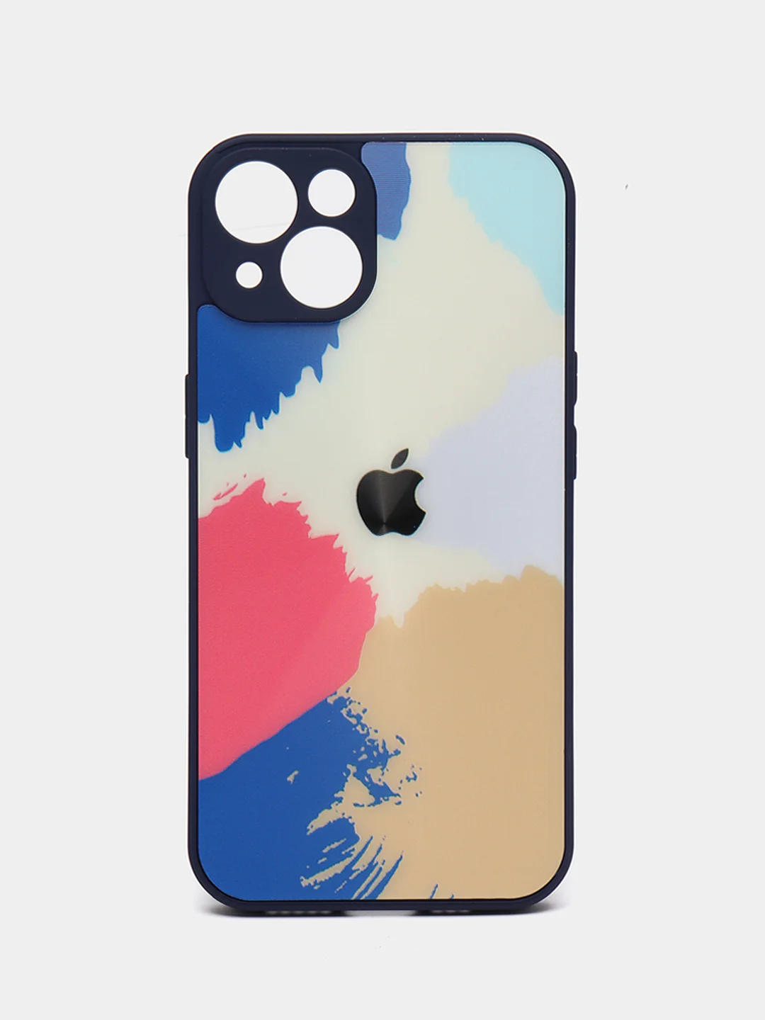Синий чехол для iPhone 11, 13, 13 Pro, 13 Pro Max, 12 с картинкой / рисунком