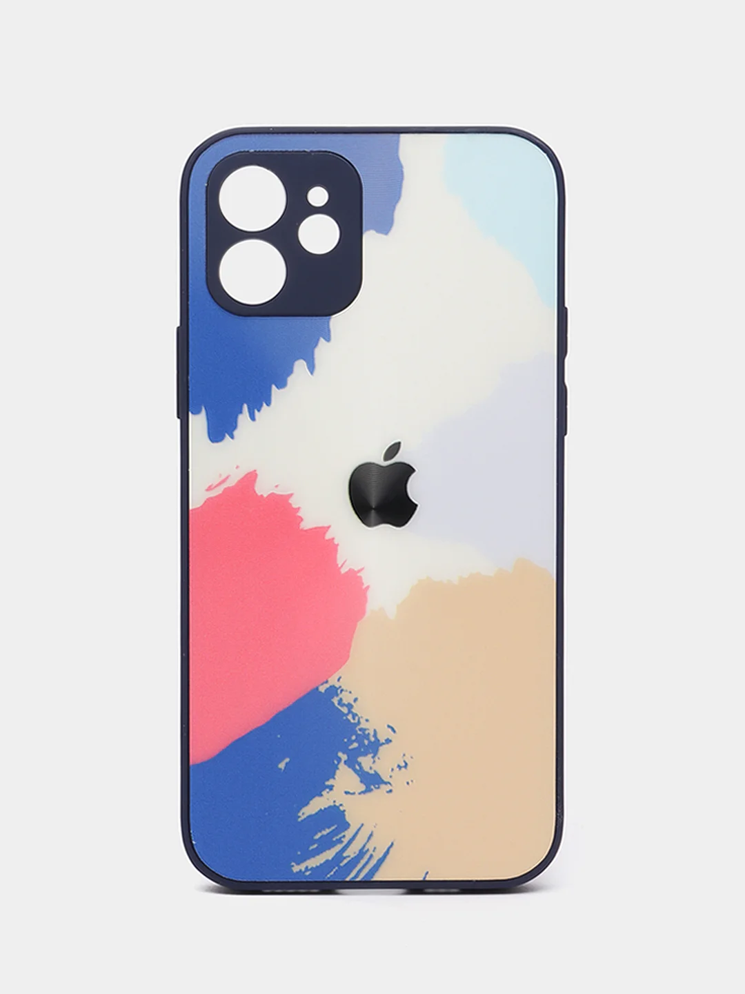 Синий чехол для iPhone 11, 13, 13 Pro, 13 Pro Max, 12 с картинкой / рисунком