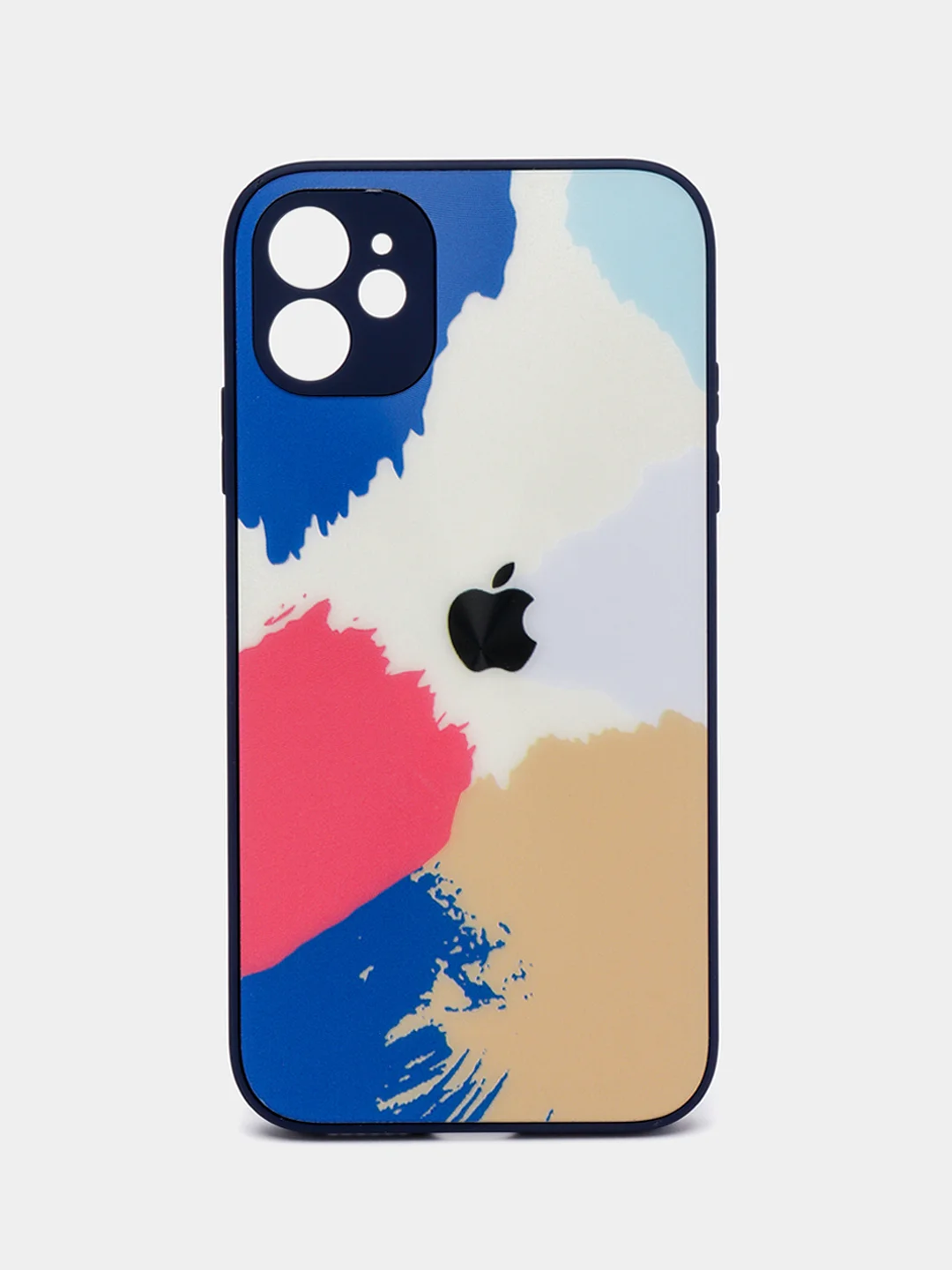 Синий чехол для iPhone 11, 13, 13 Pro, 13 Pro Max, 12 с картинкой / рисунком