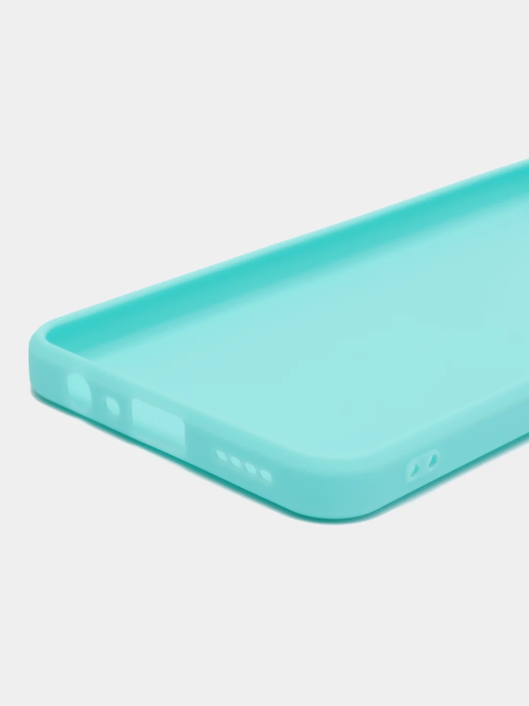 Бирюзовый чехол для Realme C30 / C30S / Narzo 50i PRIME / Реалми силиконовый, матовый, прозрачный