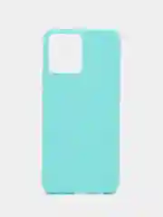 Бирюзовый чехол для Realme C30 / C30S / Narzo 50i PRIME / Реалми  силиконовый, матовый, прозрачный