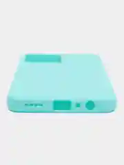 Бирюзовый чехол для Realme C30 / C30S / Narzo 50i PRIME / Реалми  силиконовый, матовый, прозрачный