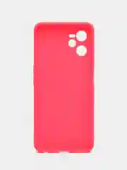 Фуксия чехол для Realme C35 (Реалми С35), силиконовый, матовый