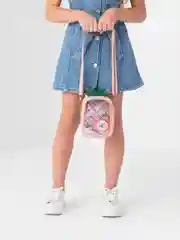 Розовый сумка детская с блёстками