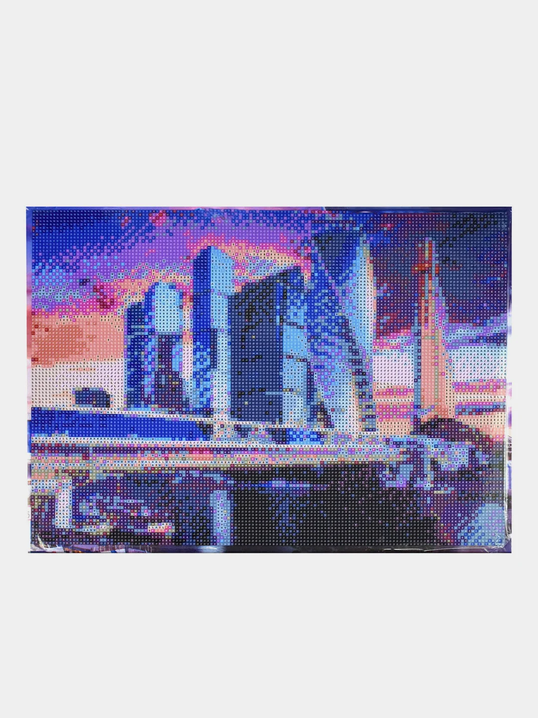 Набор для творчества алмазная мозаика, артикул 59814, "Москва Сити", 30*40 см