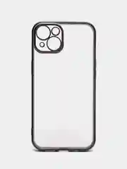 Черный чехол для iPhone 13 Pro Max силиконовый айфон про макс прозрачный
