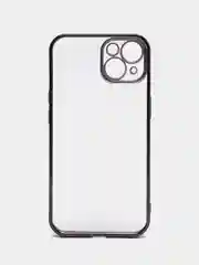 Черный чехол для iPhone 13 Pro Max силиконовый айфон про макс прозрачный