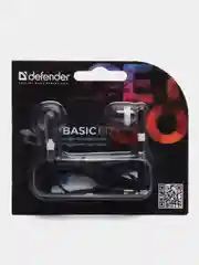 Черный проводные вакуумные наушники Defender Basic 617