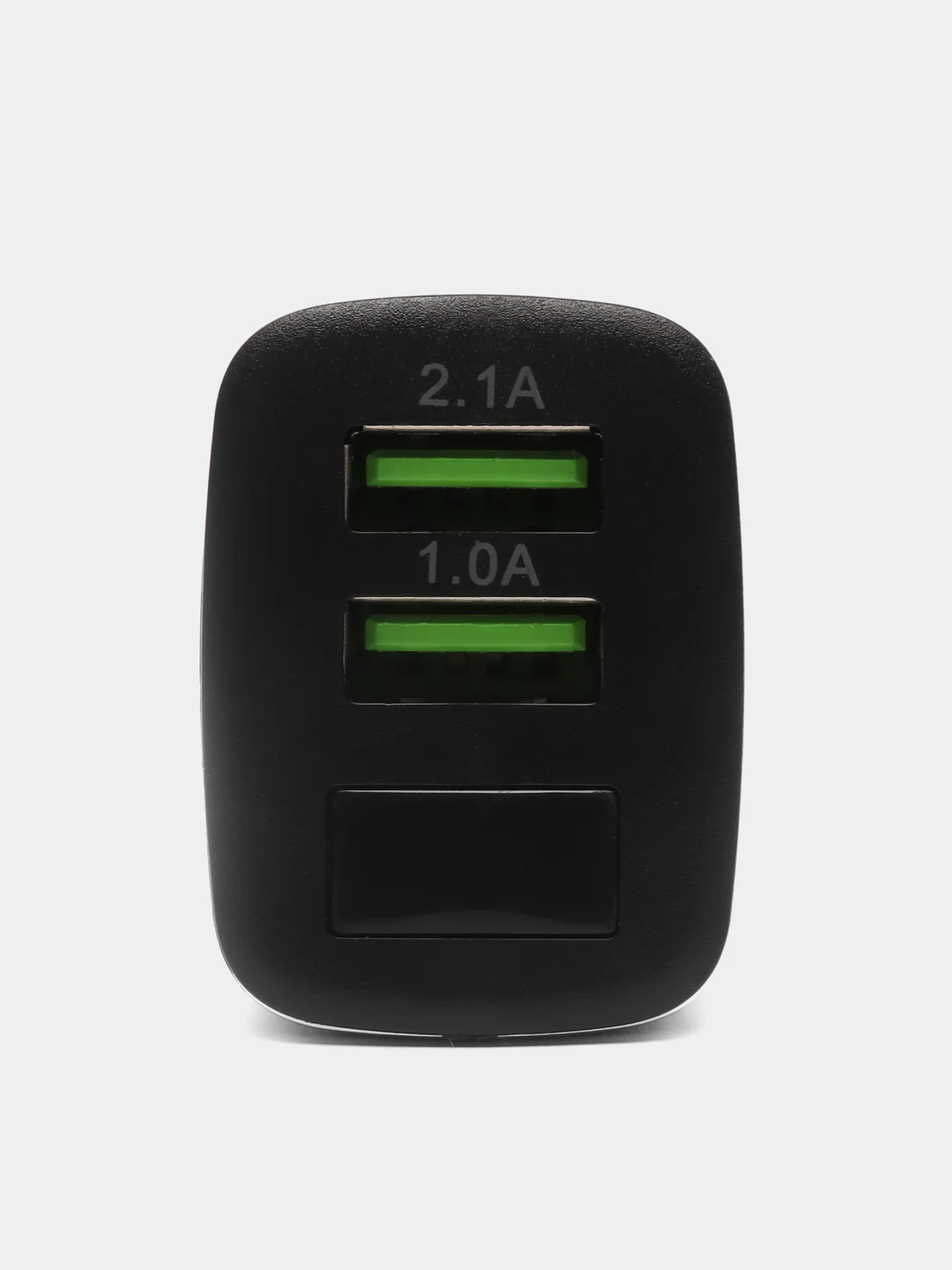 Автомобильное зарядное устройство на 2 USB Dream S39, дисплей, 12/24В, 2.4А, черный