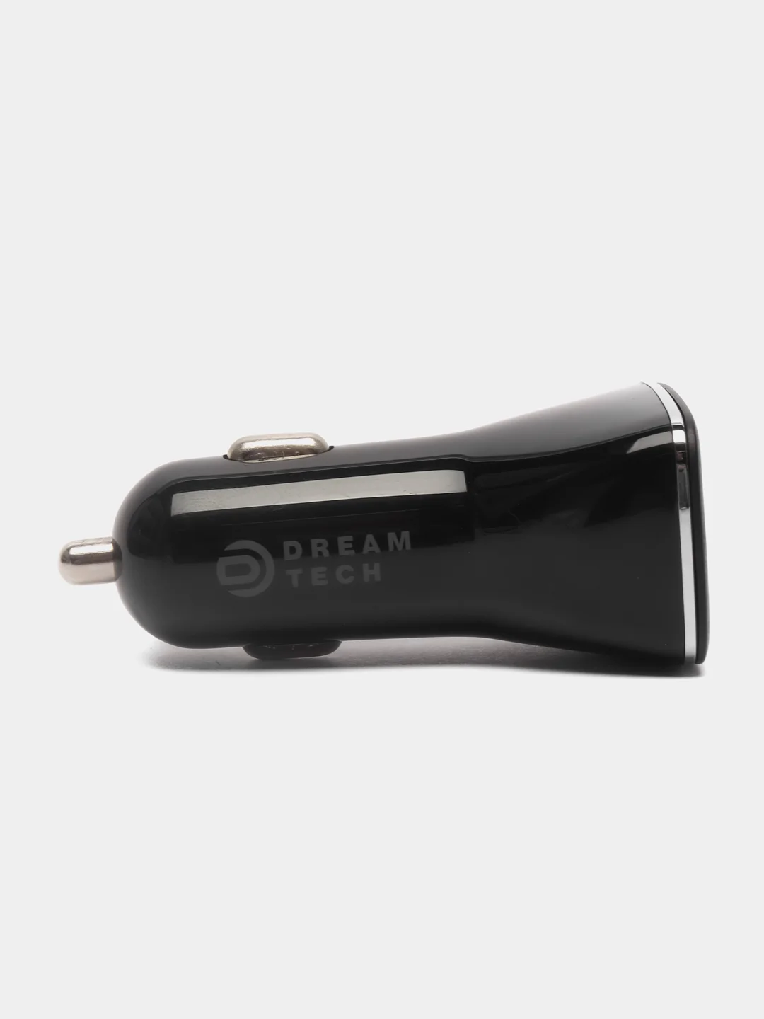 Автомобильное зарядное устройство на 2 USB Dream S39, дисплей, 12/24В, 2.4А, черный