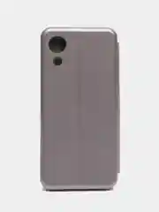 Серебряный чехол книжка Samsung Galaxy A03 Core (Самсунг Галакси А03 Кор)