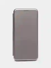 Серебряный чехол книжка Samsung Galaxy A03 Core (Самсунг Галакси А03 Кор)