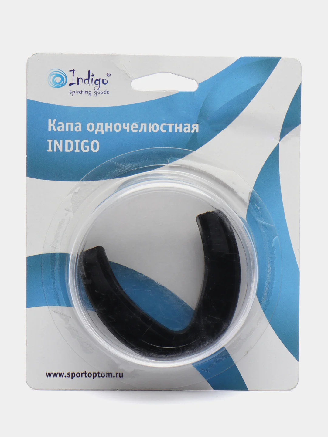 Черный капа одночелюстная термопластичная INDIGO