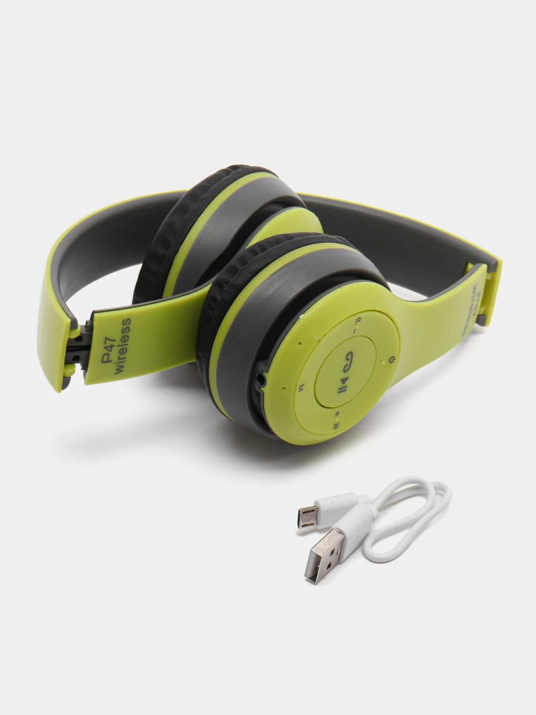 Белый беспроводные Bluetooth наушники P47 Wireless