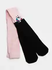 Розовый колготки хлопковые для девочки