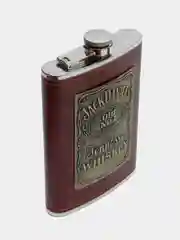 Карамельный подарочный мужской набор "Фляжка со стопками", подарок мужчине фляга