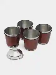 Медный подарочный мужской набор "Фляжка со стопками", подарок мужчине фляга