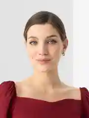 Серьги со звездой, удлиненные