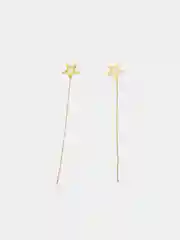 Серьги со звездой, удлиненные