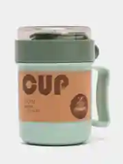 Ланч-бокс "Cup" супница для пищи, ланчбокс контейнер для еды с ручкой и вилкой 500 мл