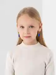 Синий серьги "Мармеладные мишки"