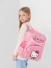 Розовый детский рюкзак Hello Kitty (Хеллоу Китти), школьный