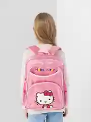 Розовый детский рюкзак Hello Kitty (Хеллоу Китти), школьный
