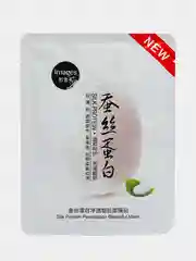 Маска для лица с протеинами шелка Silk Protein. Увлажняющая маска с гиалуроновой кислотой