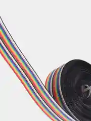 Провода соединительные Провод-кабель Радуга Dupont 2.54 для Arduino Diy Kit 20 pin