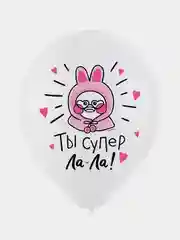 Набор из латексных шаров "Уточка Ла-Ла" 5 штук, 12"/30 см