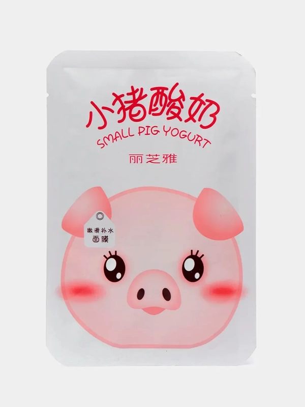 Йогуртовая тканевая маска для лица Small Pig с эффектом увлажнения и питания кожи