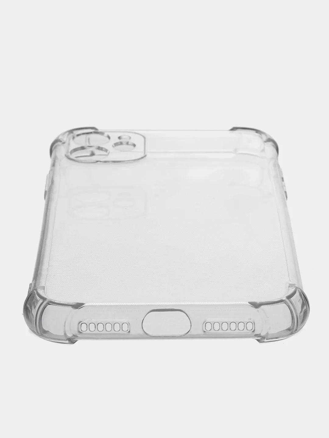 Чехол на iPhone 11/12/13/Pro/Pro Max, силиконовый, прозрачный, противоударный