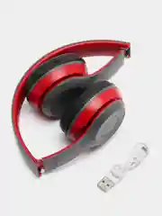 Красный стерео-наушники беспроводные P47, Bluetooth