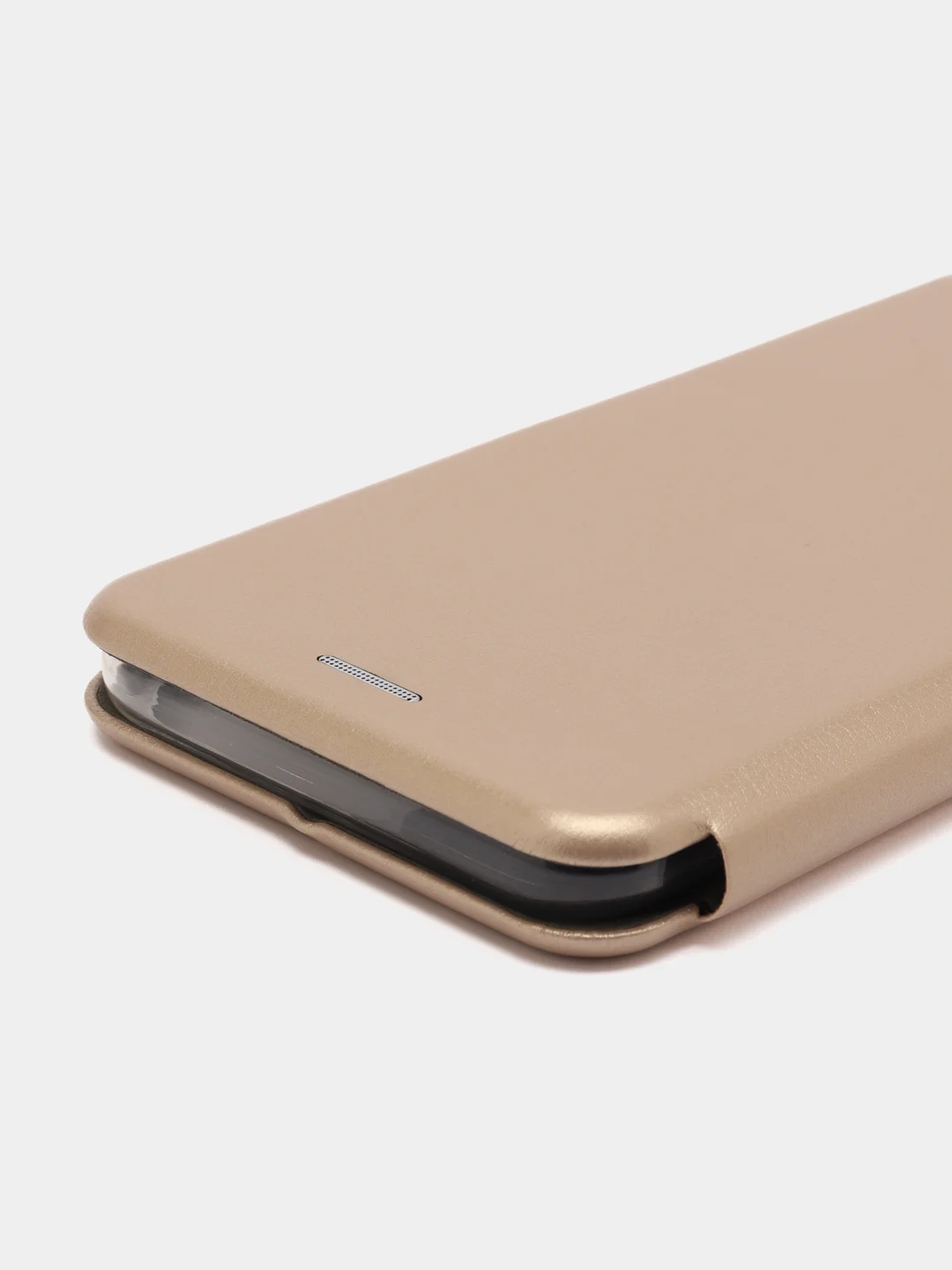 Золотой чехол-книжка для Tecno Spark 8C / Spark Go 2022 (Техно Спарк 8С / Спарк Го 2022)