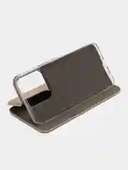 Золотой чехол-книжка для Tecno Spark 8C / Spark Go 2022 (Техно Спарк 8С / Спарк Го 2022)