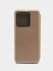 Золотой чехол-книжка для Tecno Spark 8C / Spark Go 2022 (Техно Спарк 8С / Спарк Го 2022)