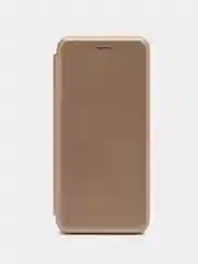 Золотой чехол-книжка для Tecno Spark 8C / Spark Go 2022 (Техно Спарк 8С / Спарк Го 2022)