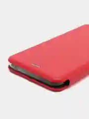 Красный чехол-книжка для Tecno Spark 8C / Spark Go 2022 (Техно Спарк 8С / Спарк Го 2022)