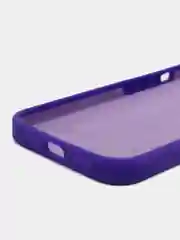 Темно-синий чехол Silicone Case для iPhone 14, 14 Pro, 14 Plus, 14 Pro Max, с закрытым низом