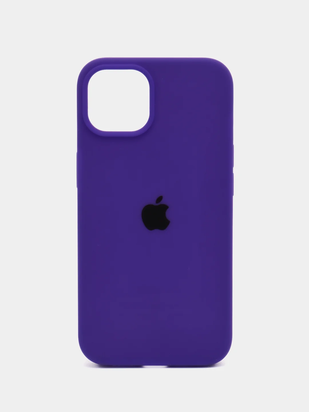 Темно-синий чехол Silicone Case для iPhone 14, 14 Pro, 14 Plus, 14 Pro Max, с закрытым низом