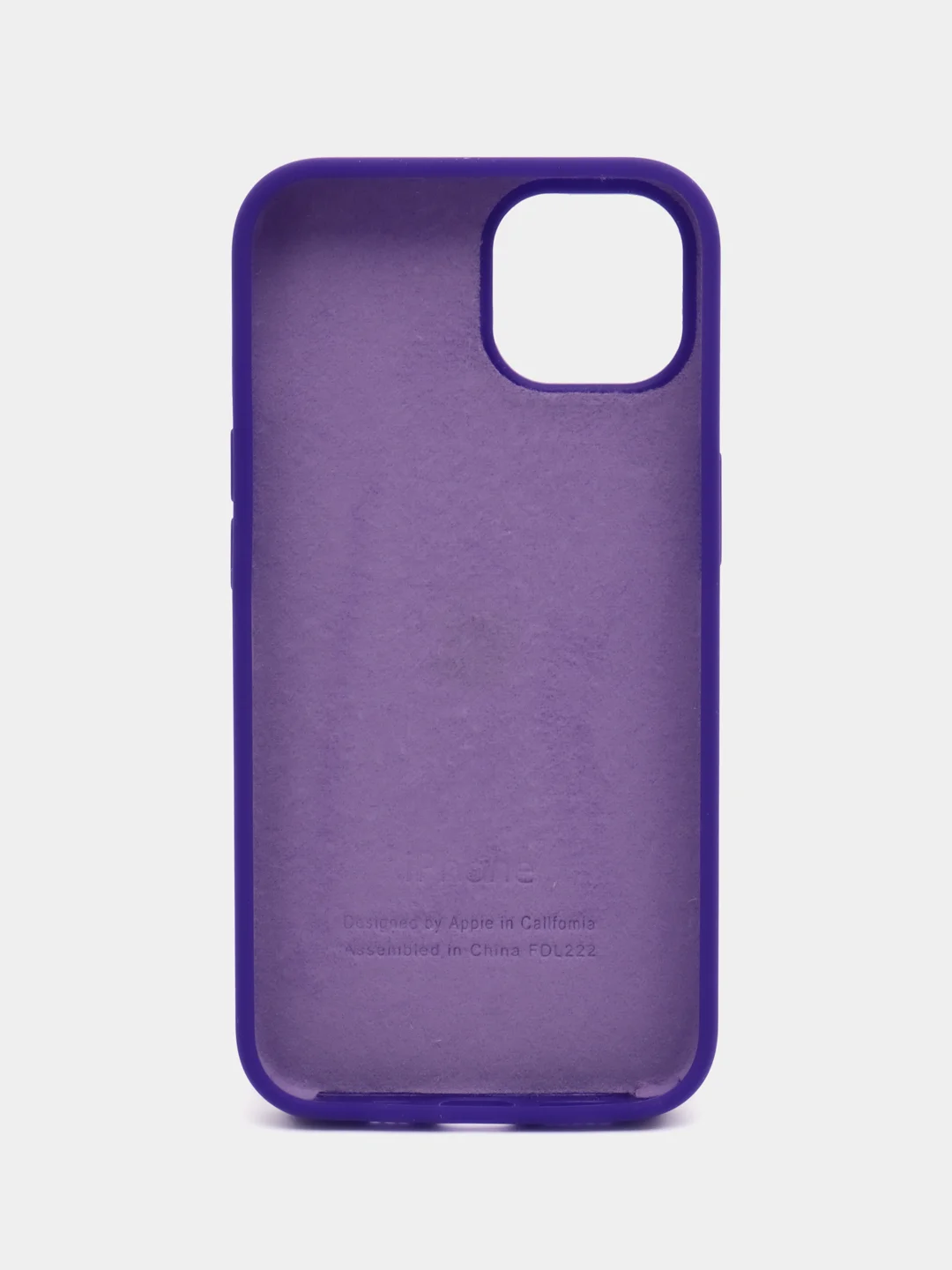 Темно-синий чехол Silicone Case для iPhone 14, 14 Pro, 14 Plus, 14 Pro Max, с закрытым низом