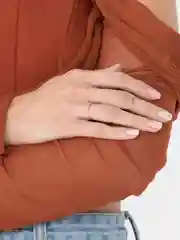 Серебряный набор колец женских, 2 шт